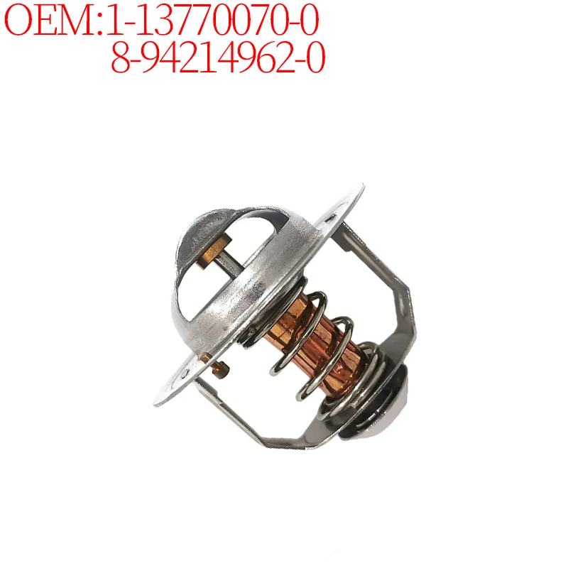

Excavator Accessories JWQEX200-5011B 1-13770070-0 8-94214962-0 Thermostat (82°) for Hitachi ZAX200 EX200-5 Isuzu 6BD1 6BG1 4BG1