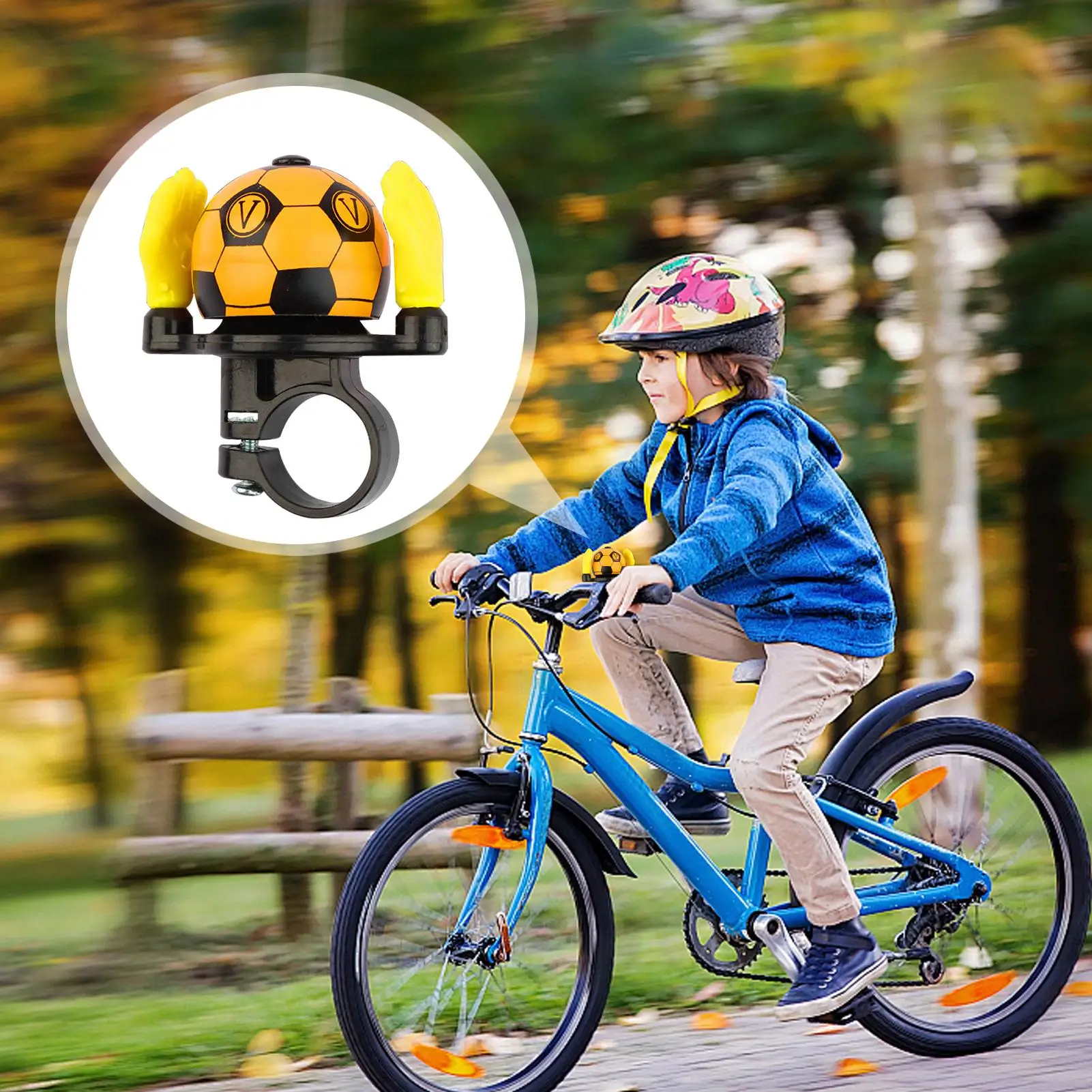 

Bell For Bike Kids Soccer Aluminum Bicycles Horn Bicycles Accessories For Kids Youth Adults Beach Cruisers Mountain Biking Road