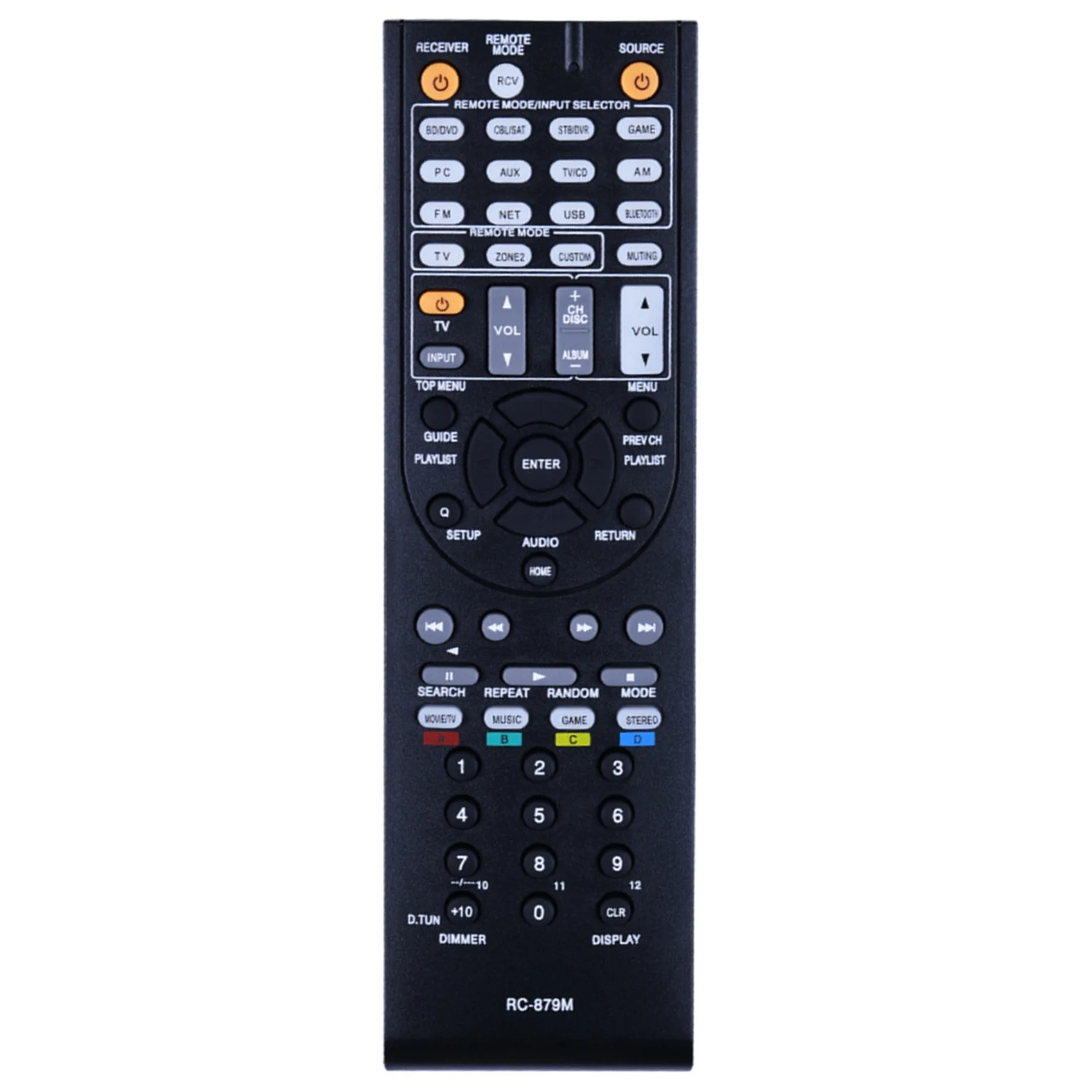 Winter Essential RC-879M Remote Control For Onkyo TX-NR535 TX-SR333 HT-R393 HT-S3700 Power Emplifier AV Receiver Controller Remo