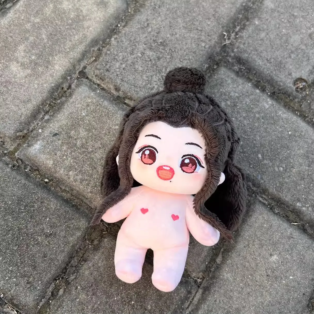 15cm Plushie MDZS Wei Wuxian Wangji  Xiao Zhan Wang Yibo Idol Star Plush Stuffed Doll Toy Body Cosplay Original Gift GG