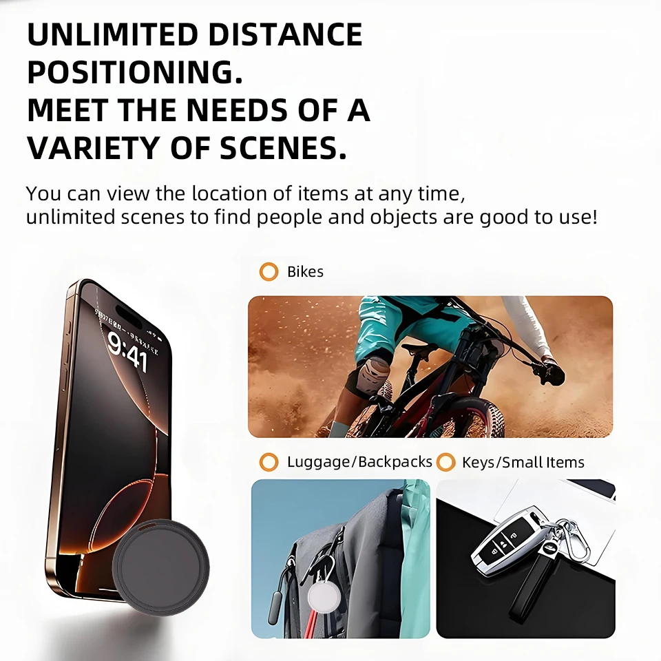 Yangood Tracker Anti-Lost Device Vehicle Tracking Anti-Lost Locator Portable Mini Smart Tracker ChildrenPetWallet GPS Location