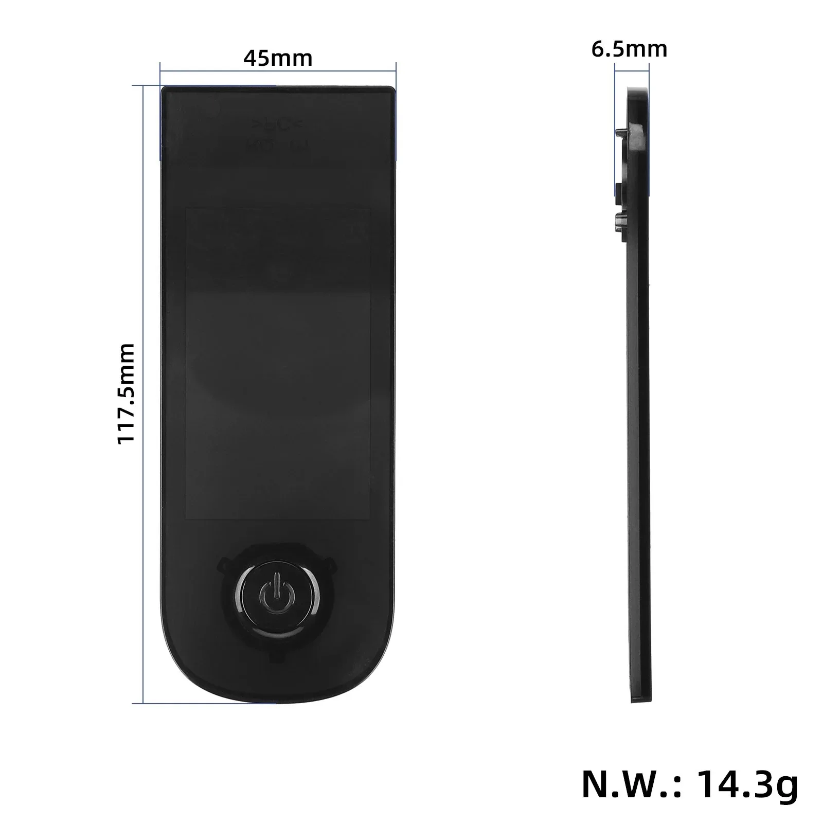 For Xiaomi 6 Electric Scooter Front Plastic Display Screen Cover Instrument Panel Protective Cover European Standard