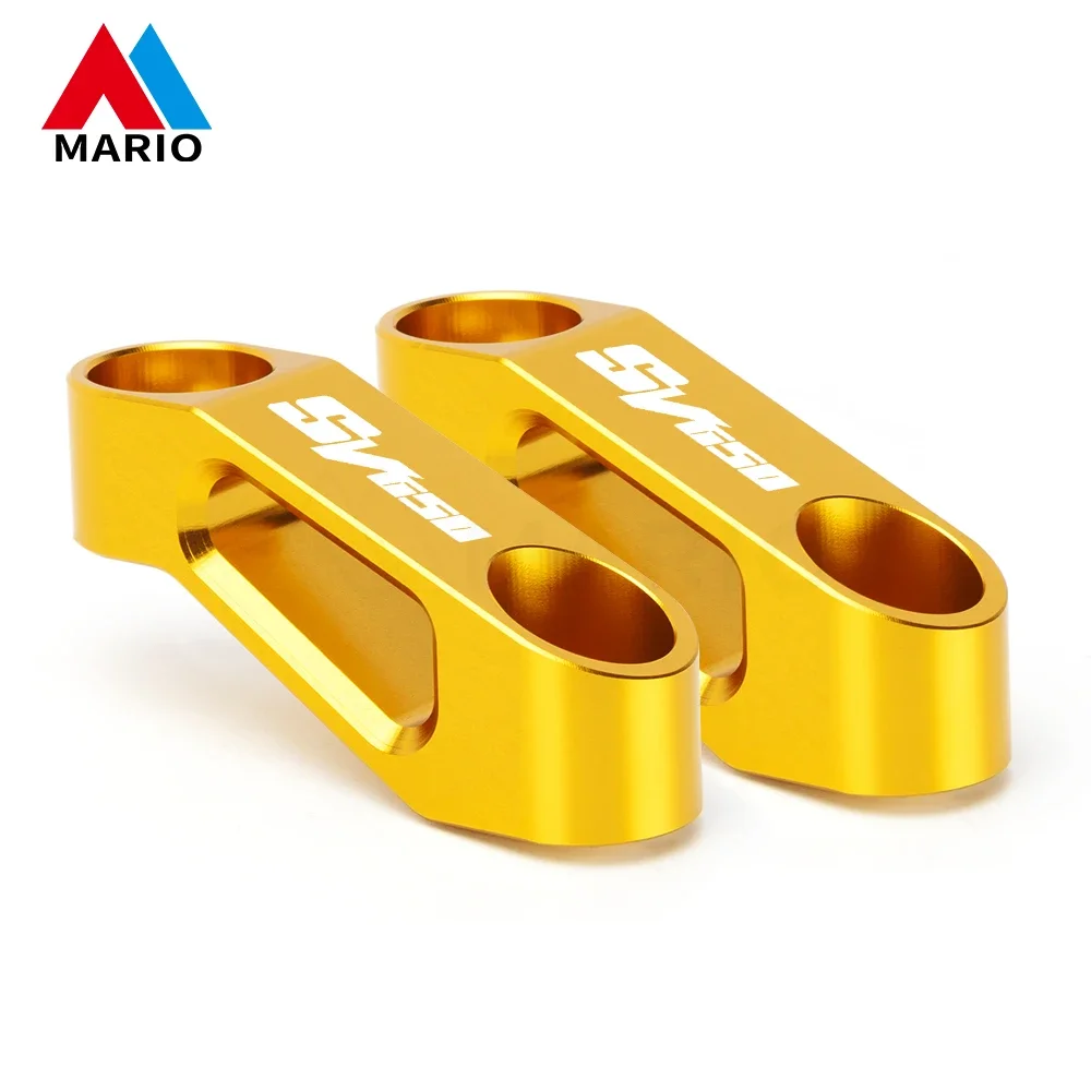 For SV650 SV650S SV650 X SV 650 X/S Motorcycle Extended mirror bracket Rearview Mirror Extender Adaptor Accessories