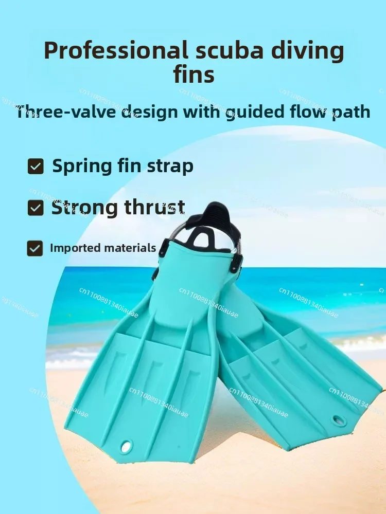 Adjustable Spring Buckle Diving Gear Full Rubber Jet
