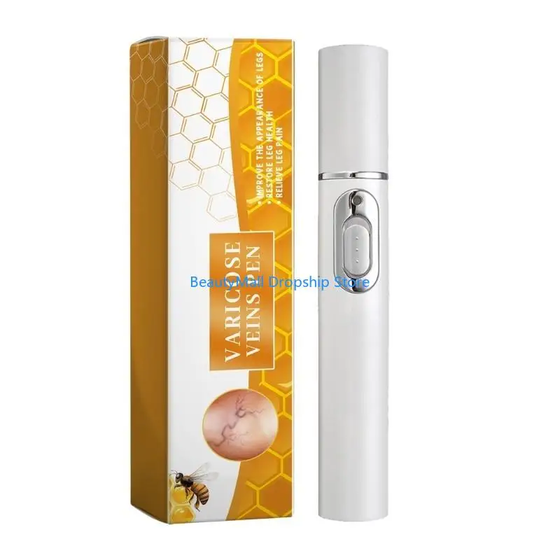 

40JD Leg Relaxing Pen Varicose Vein Pen Lampshade Therapies Leg Repair Pen for Leg
