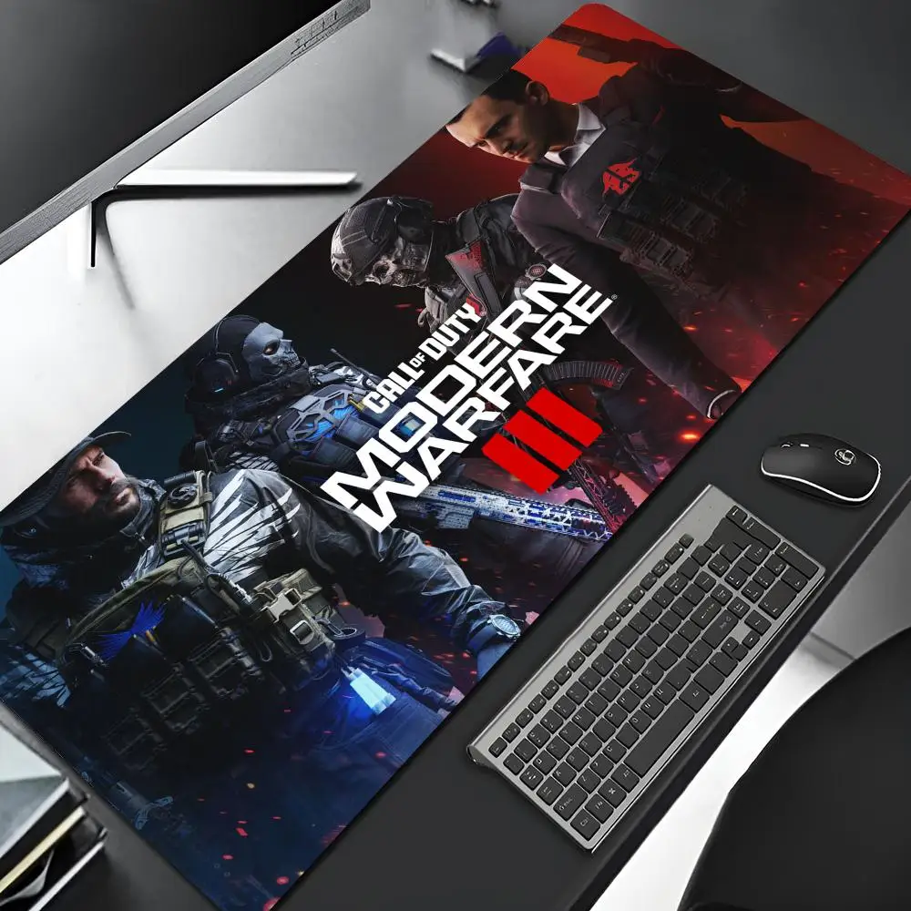 Alfombrilla de ratón Gall Of Duty, borde de bloqueo para juegos, alfombrilla grande para juegos de ordenador, alfombrilla de ratón artística de goma, alfombrilla de escritorio para ordenador portátil