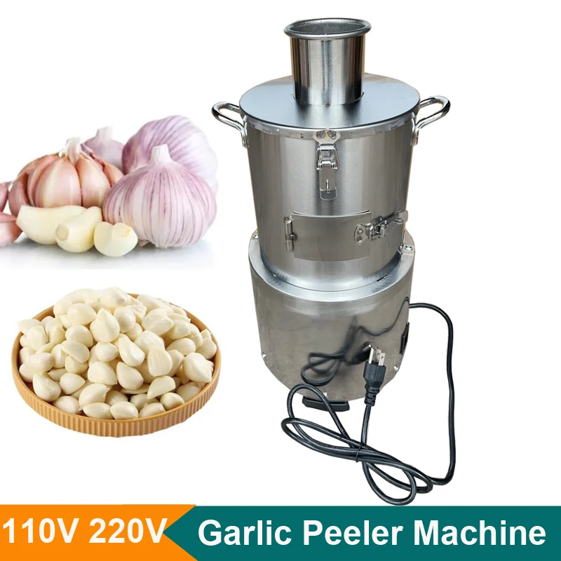 110V 220V Small Portable Automatic Garlic Peeling Machine Restaurant Use Electric Garlic Peeler Peel Remover Machine