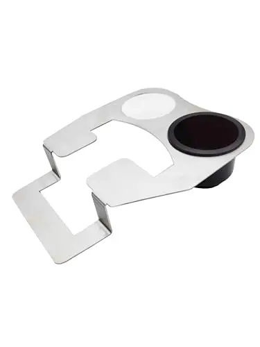 

Stainless Steel Center Console Armrest Cup Holder Insert For 1995–1999 C1500 Heavy Duty Drink Holder With Black Coating