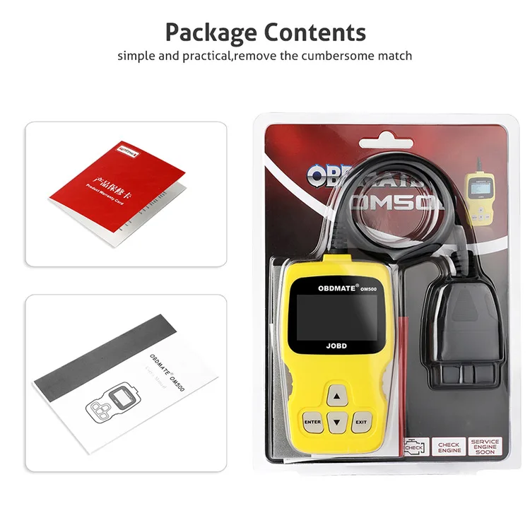 Autophix OBDMATE OM500 JObD/EOBDII Сканер электромобилей Считыватель кодов Анализатор двигателя для легковых автомобилей Грузовики Дизельные электромобили Autophix OBDMATE OM500 JObD/EOBDII Сканер электромобилей Считыватель кодов Анализатор двигателя для легковых автомобилей Грузовики Дизельные электромобили