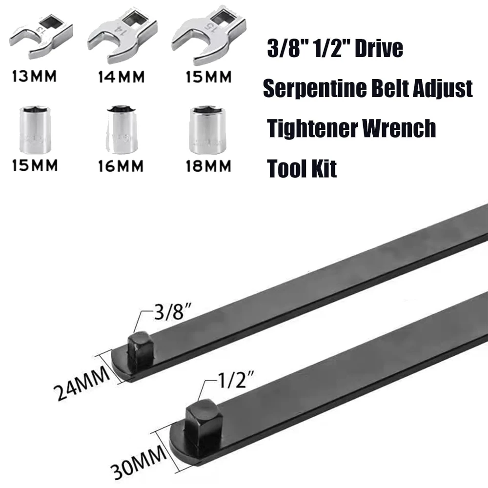 Serpentine Belt Tool Kit Universal 3/8\