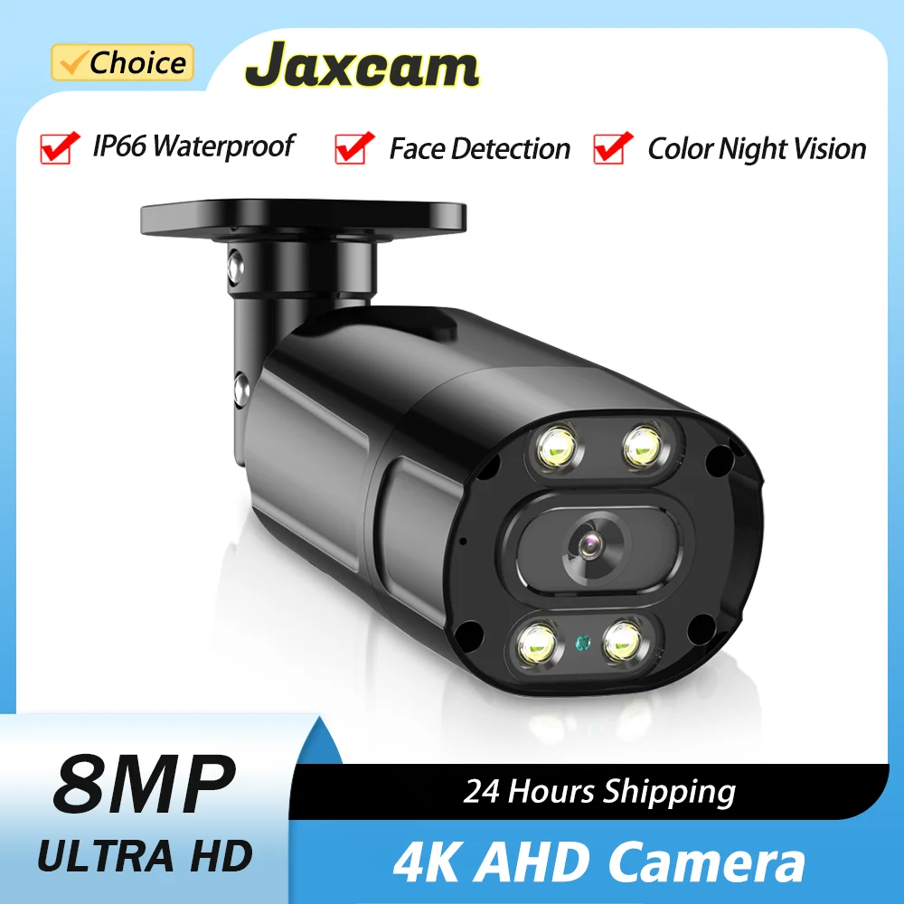 

4K 8MP HD AHD Camera Digital Surveillance Color Night Vision Security Home Outdoor Waterproof Bullet Camera H.265+ 3.6MM CCTV