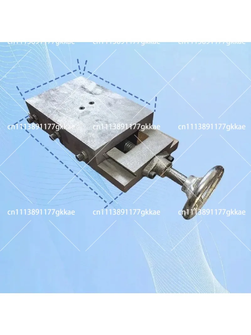 Dovetail Groove Carriage Cast Iron Slideway Linear Slide Block Lead Screw Lathe Guide Hand-crank Small Support Plate