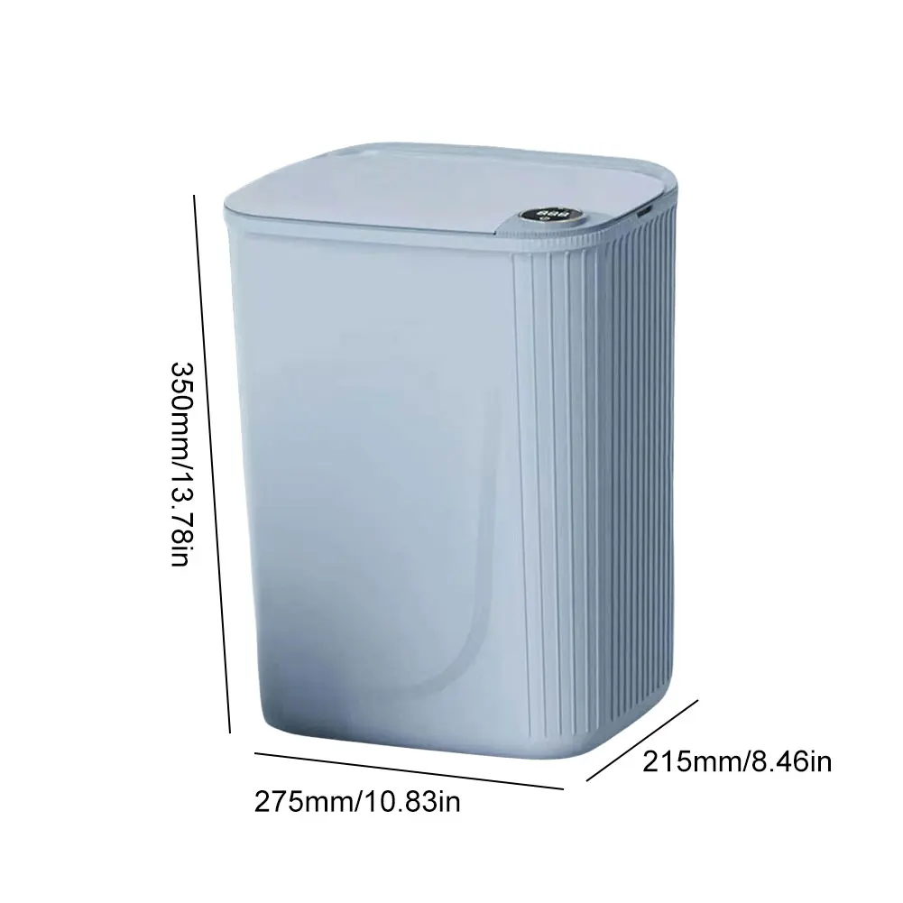 20L/14L Automatic Sensor Garbage Bin Trash Can Three Modes Operation Visualized Battery Level One-Touch Lid Opening Wave Sensing