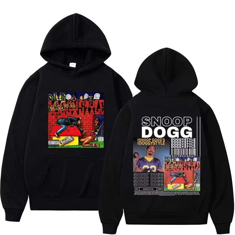 

Gothic Retro Sweatshirts Limited Snoop Dogg Album Graphic Hoodie Clothing Hip Hop Rap Style Fleece Pullovers Hooded Harajuku