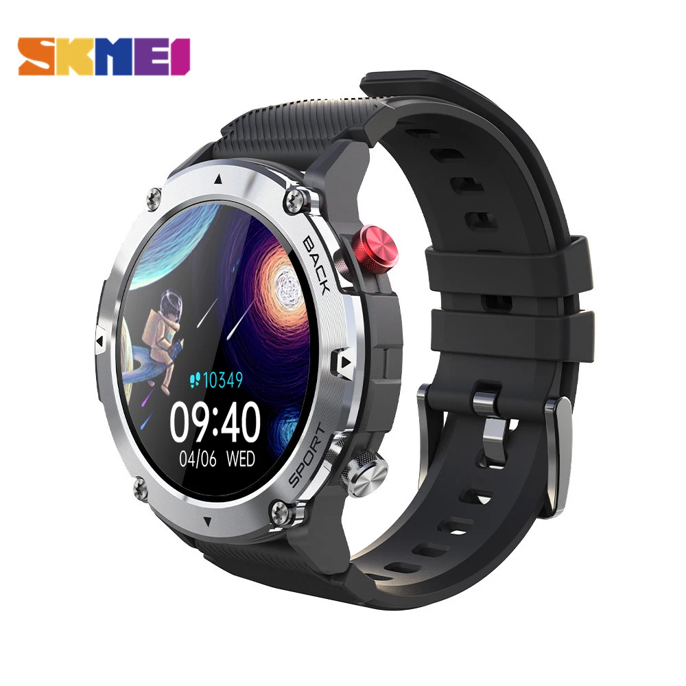 

SKMEI Full Touch Hours Bluetooth Call Digital Sport Watches Mens Pedometer Countdown Clock Waterproof Wristwatch reloj hombre