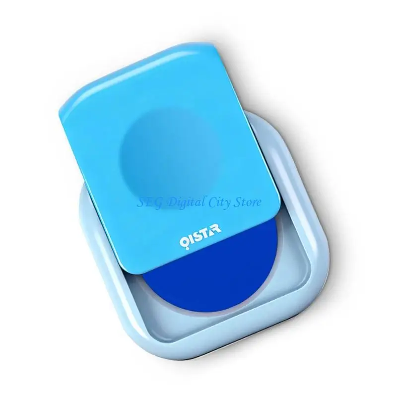 Almohadilla para sellos U75B, portátil para huellas dactilares - usage example