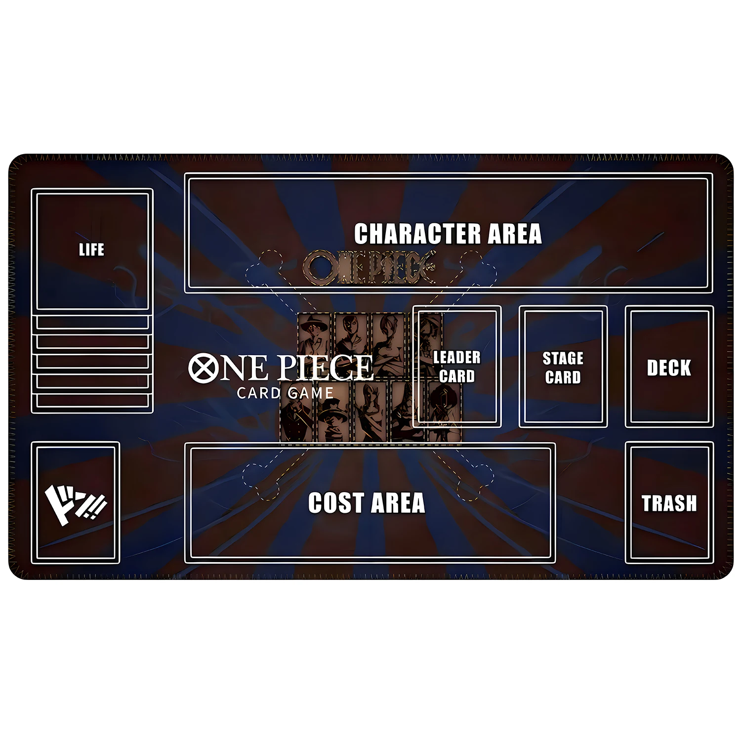 One Piece Cards Playmat Single Double Person Luffy Roronoa Zoro Sanji Tony Chopper Nico Robin Nami Roger Pirates Kozuki Hiyori