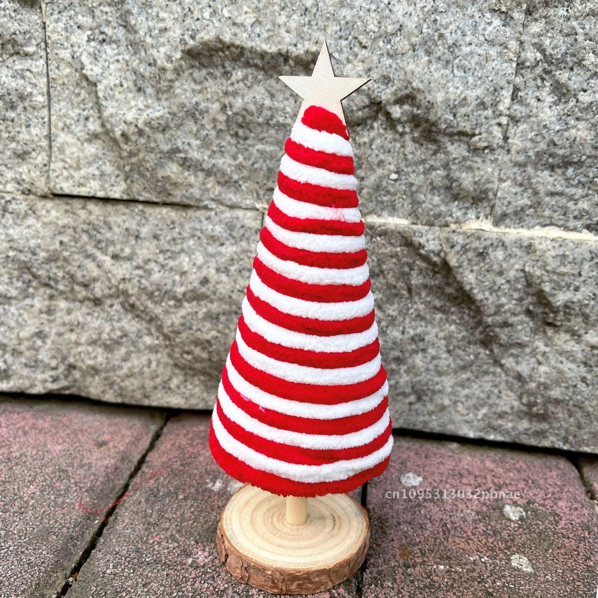 Mini árvore de Natal mesa prateleira cena layout decorações bandeja ornamentos