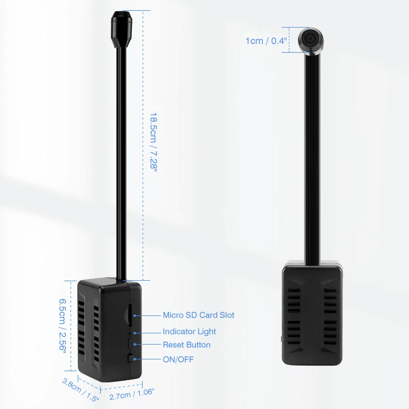 Мини-камера наблюдения Wi-Fi, удаленный мониторинг HD 1080P, домашняя беспроводная IP-камера, циклическая запись, камера безопасности, уличная внутренняя камера