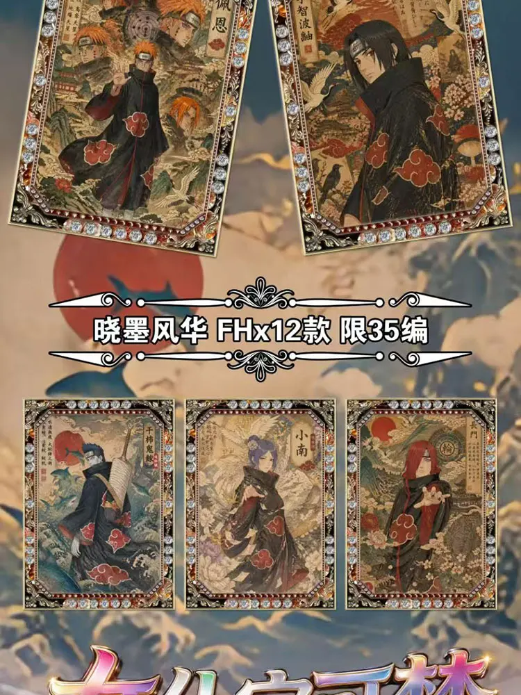Wholesale 2026 Newest ShaYu Culture Naruto Metal Diamond Card Sakura Hinata Hobby Fashional CCG Trendy Party Toys Birthday Gifts