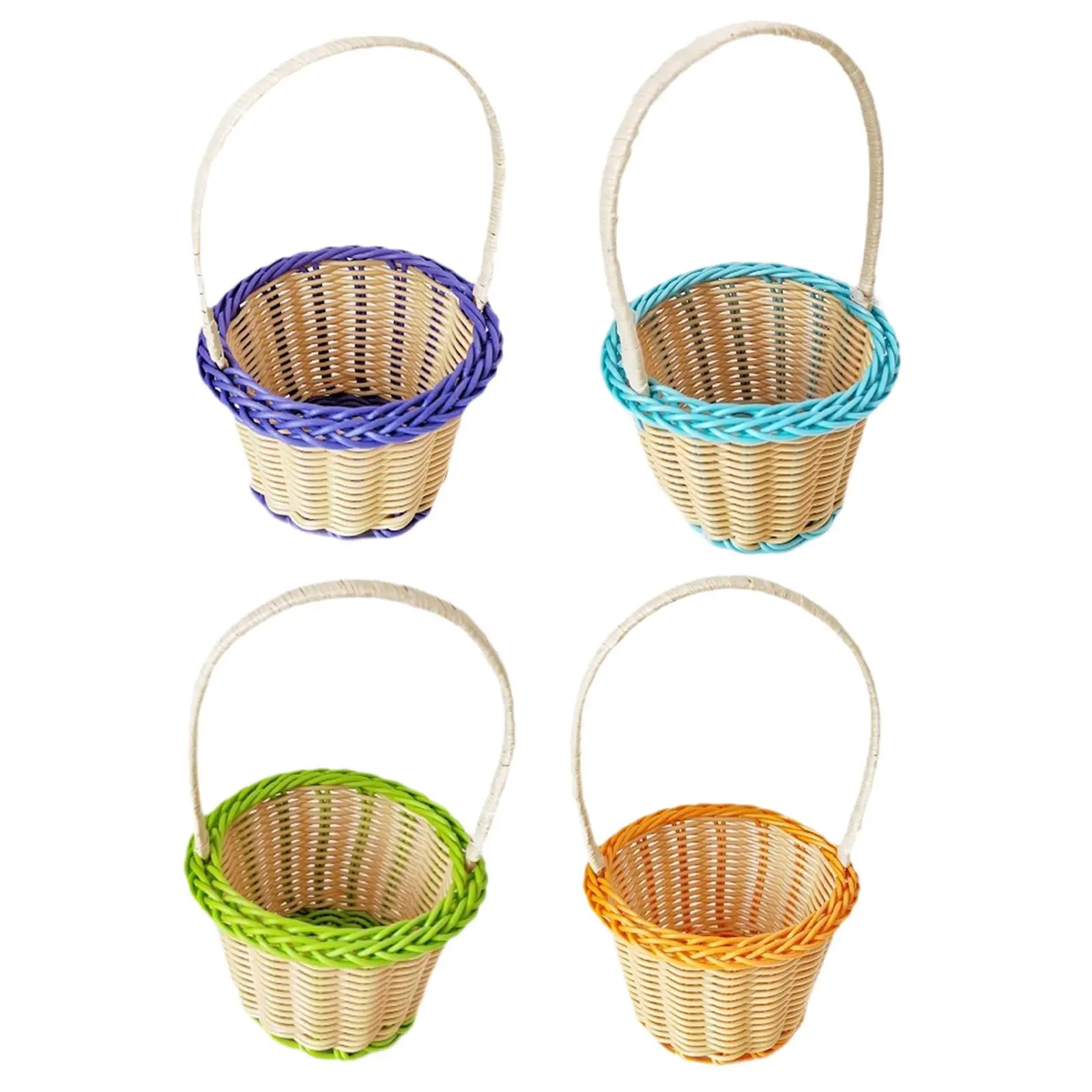 Picnic Baskets Shopping Basket Flower Baskets for Candy Harvesting Gathering