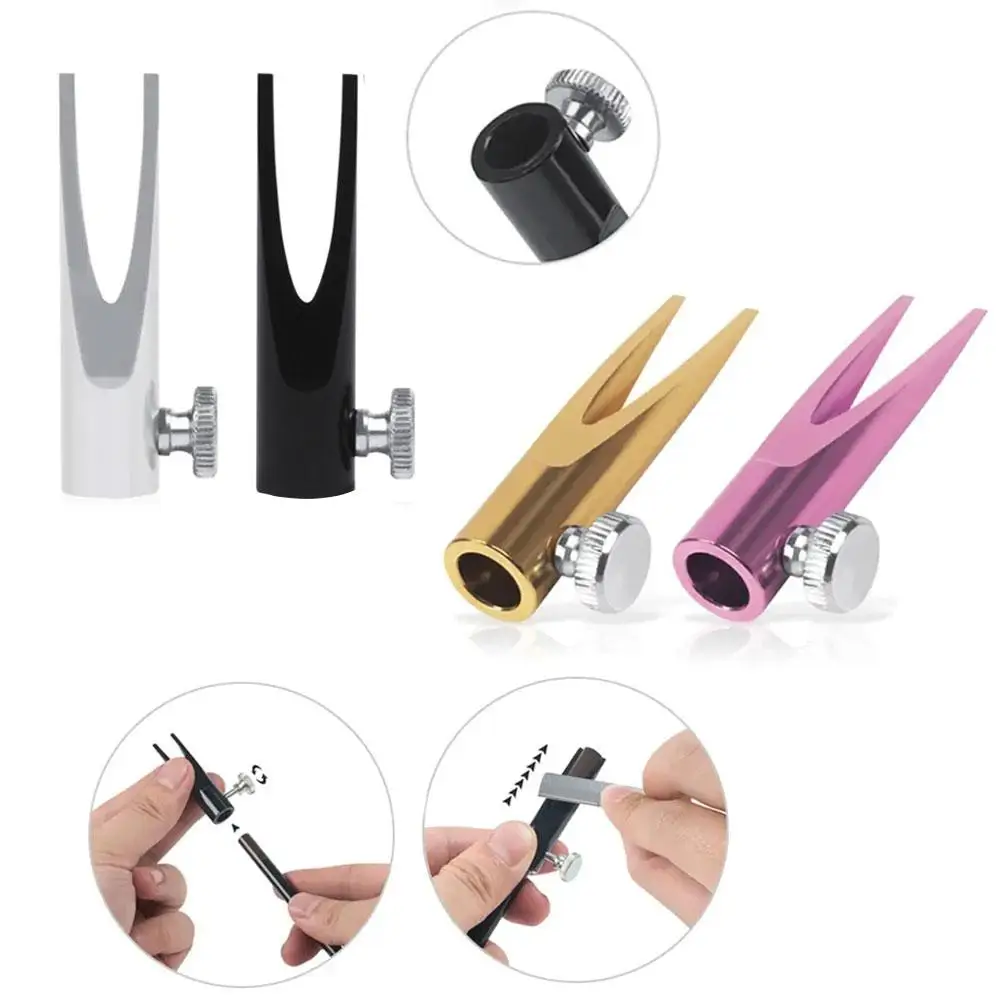 Aluminum Alloy Eyebrow Pen Sharpening Tool Double-sided U-shaped Card Groove Eye Brow Sharpening New Design Makeup Profiler Pen