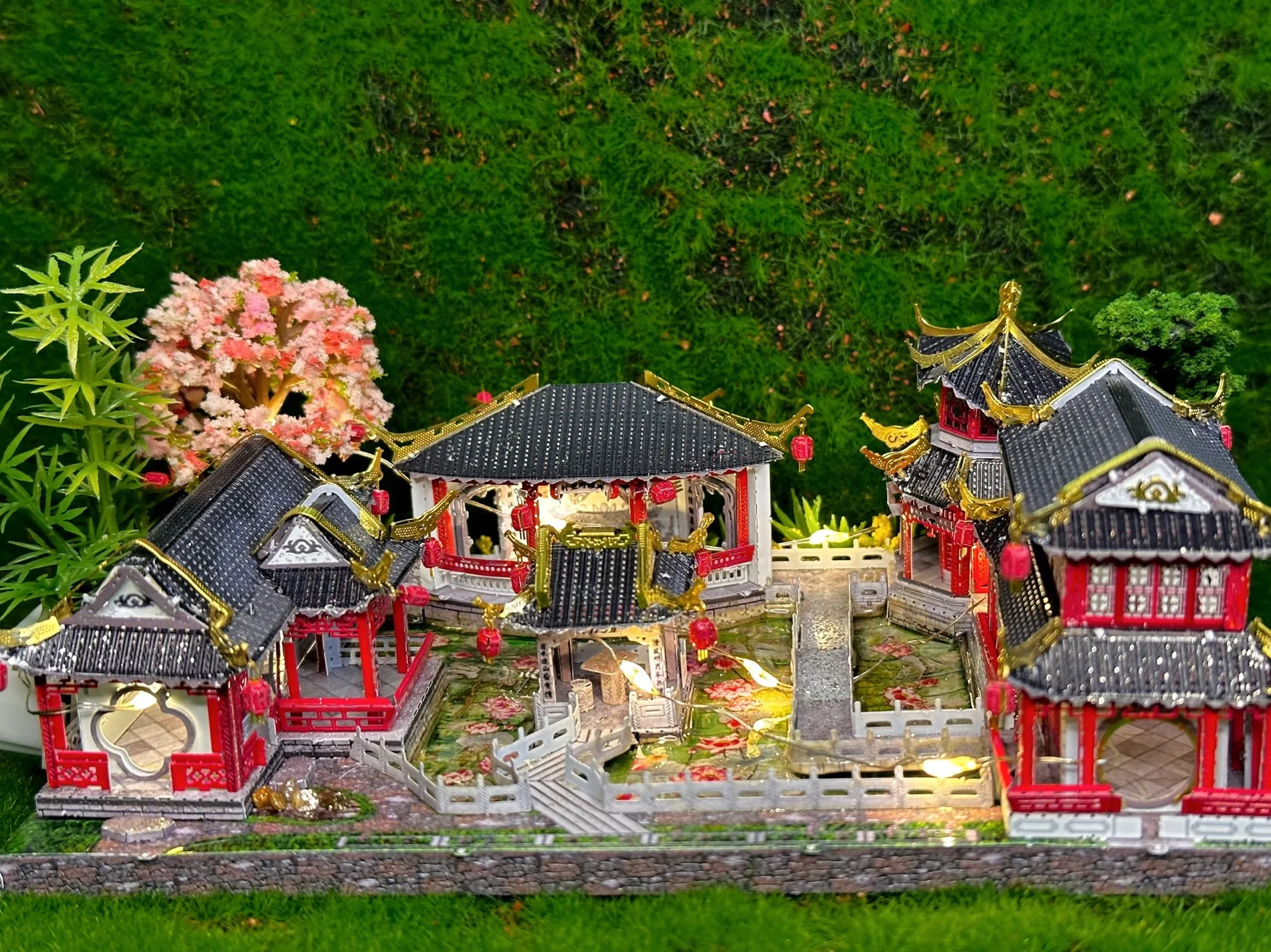 Metal Ocean Stainless Brass 3D Metal Puzzle MMZ003 SuZhou Gardens Laser Assemble Model Kits Jigsaw Toys Gifts for Children Adult