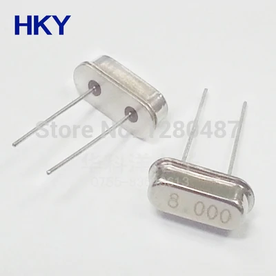 HAILANGNIAO 20PCS HC-49S 8M 8MHz Passive Quartz crystal resonator HC-49S New products and ROHS 49s Crystal Oscillator