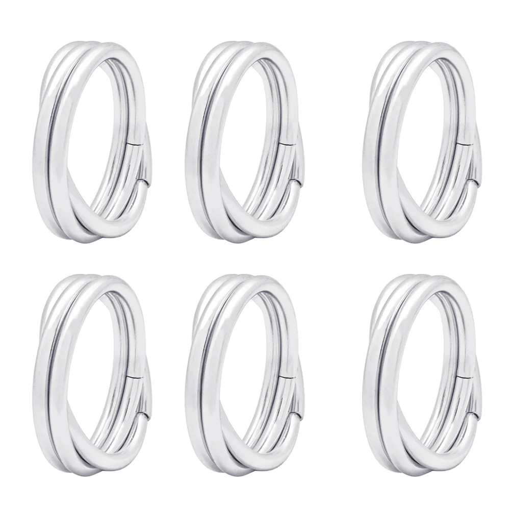 

6 Pcs Napkin Buckle Party Rings Metal Luxurious Serviette Holder Holders Unique