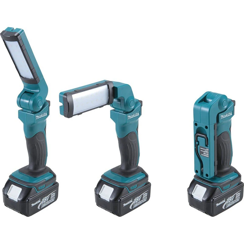 Imagem -02 - Makita-recarregável Ultra Brilhante Led Luzes de Trabalho Interior e Exterior Makita Dml801 18v Íon de Lítio sem Fio 12 Lanterna Led Apenas