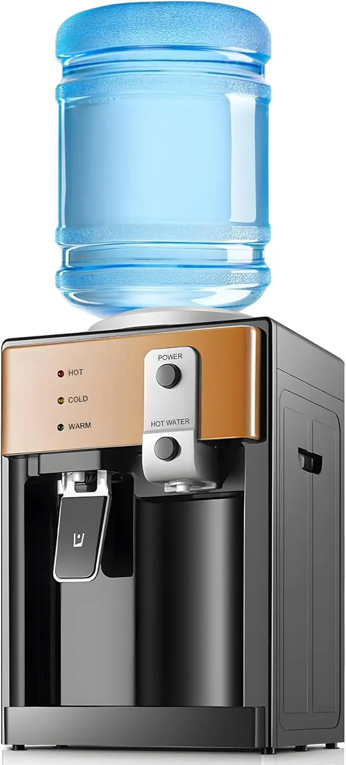 

Top Loading Water Cooler with 3 Temperature Settings for Home, Office, Dorm Use, Fits 1.2 to 5 Gallon Bottles