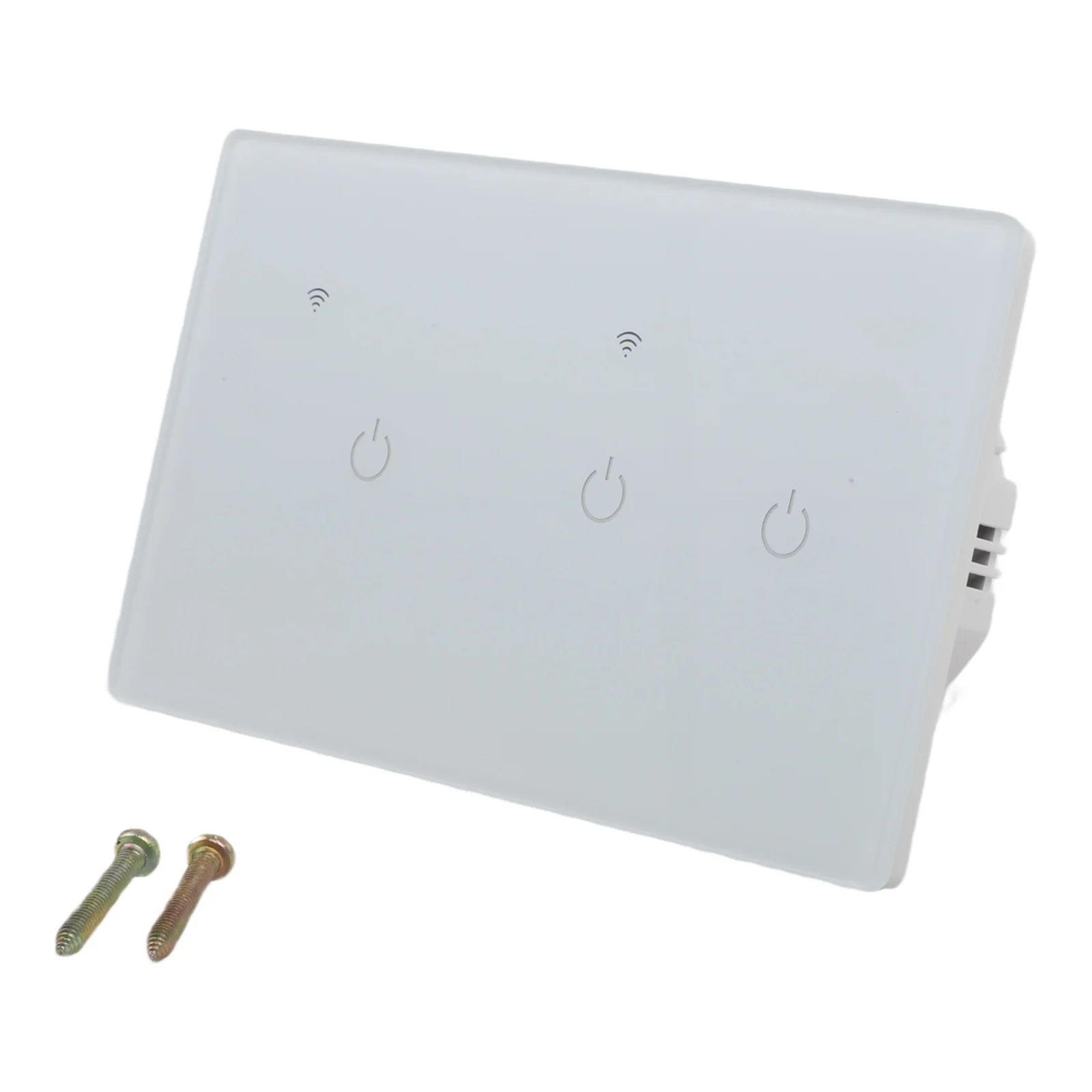 for Home Automation Switch Voice Control Switch for Smart for Home Lighting Energy-saving Lamp Compatible Tempered Glass Panel