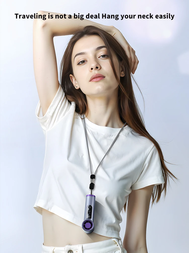 Mini Fan Rechargeable Strong Wind 199 Gear Wind Speed Electric Fan Digital Display Adjustable Turbo Portable Outdoor Handheld