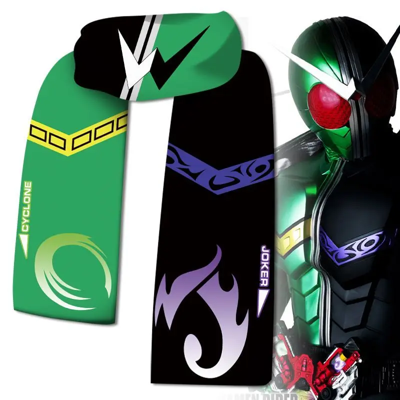 

Original Kamen Rider Cos 155x25cm Double-sided Velvet Warm Scarf, 01 Emperor Ride Joker Gale Ace W