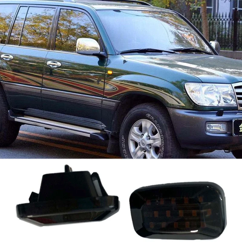 Car Side Marker Lights LED Turn Signal Lamp Indicator For Toyota Landcruiser Land Cruiser 70 80 100 Series 1998-2007