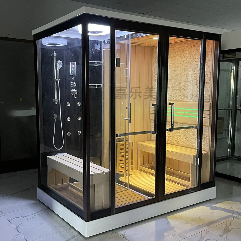 New Home Steam Dry and Wet Steam Sauna Shower Integrated Dual-purpose Multifunctional Sauna Steam
