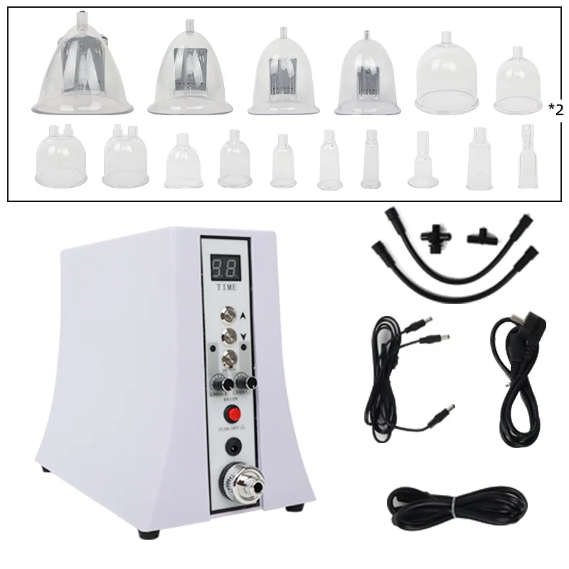 Cups Vacuum Therapy Lifter Body Shaping Slimming Breast and Butt Enlargement Lift Up Electric Vibrator Pump Massage Machine