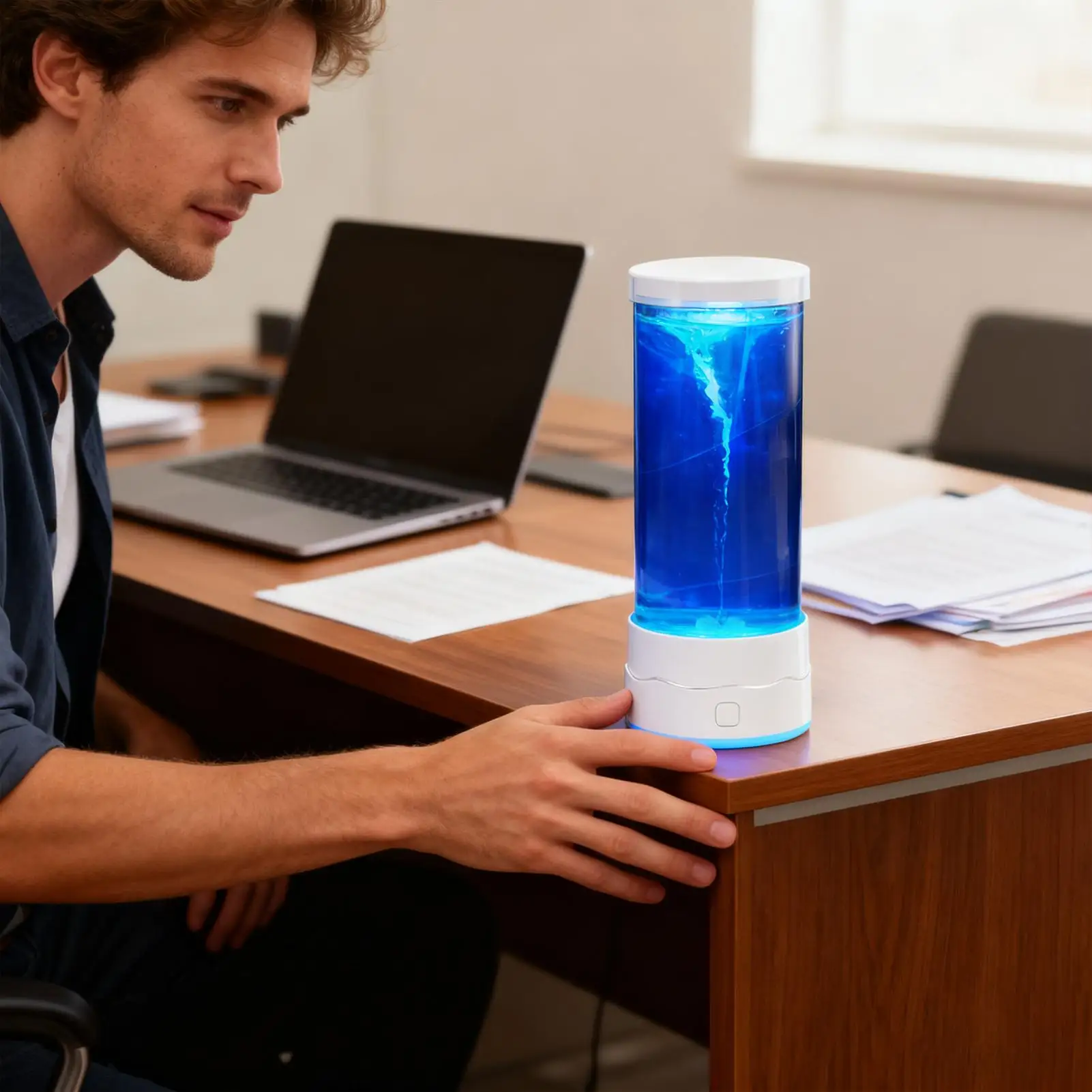 

Tornado Twister Light, новинка, расслабляющая многоцветная крутая настольная лампа, украшение природы, свет настроения для дома, общежития, офиса, квартиры