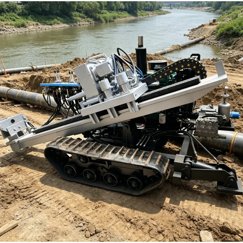 18 Ton Horizontal Directional Drilling Rig – 200M/500M/800M Navigation Reamer, Ideal for Cable & Oil Pipeline Laying Projects