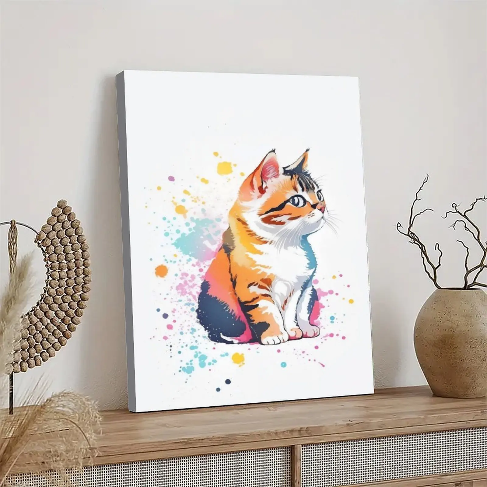 Inkjet Canvas Painting Living Room Canvas Living Room Dining Room Painting High-end Small Fresh