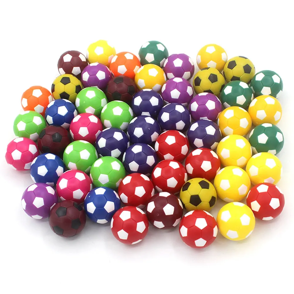 10Pcs 36Mm Assorted Color Table Soccer Balls Replacement Foosball Accessories Fun Party Supplies Birthday Favor Bags School