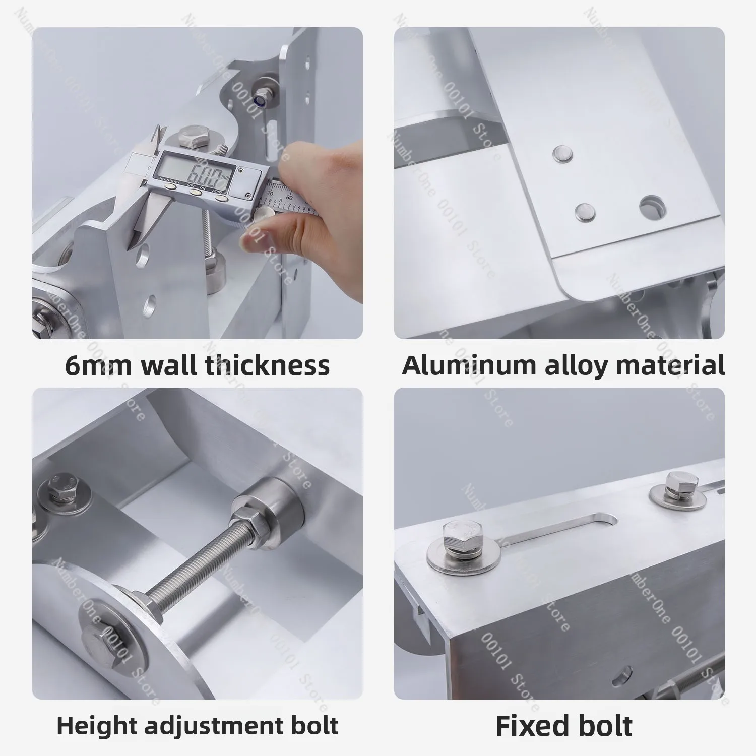 Outboard stern lift hanging board Boat propeller Aluminum alloy motor bracket Manual adjustment