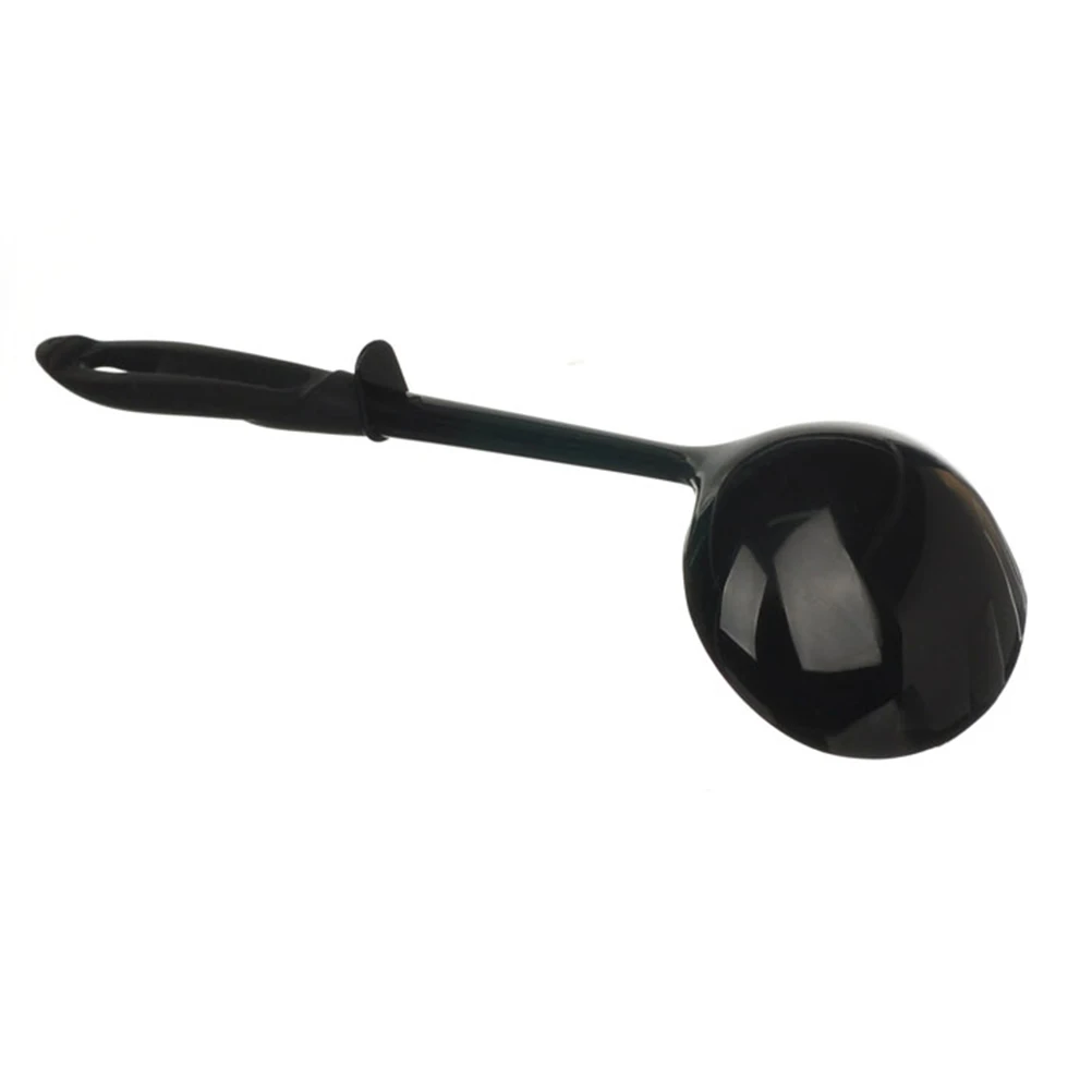 

Long Handle Soup Ladle Black Cooking Utensils Kitchen Gadgets Premium Plastic Non Stick Serving Spoons Soup Scoop