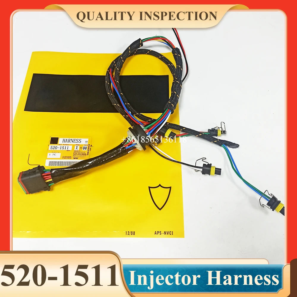 

C7 Fuel Injector Wire Harness 520-1511 5201511 for Caterpillar 324D 325D 329D Wiring Harness