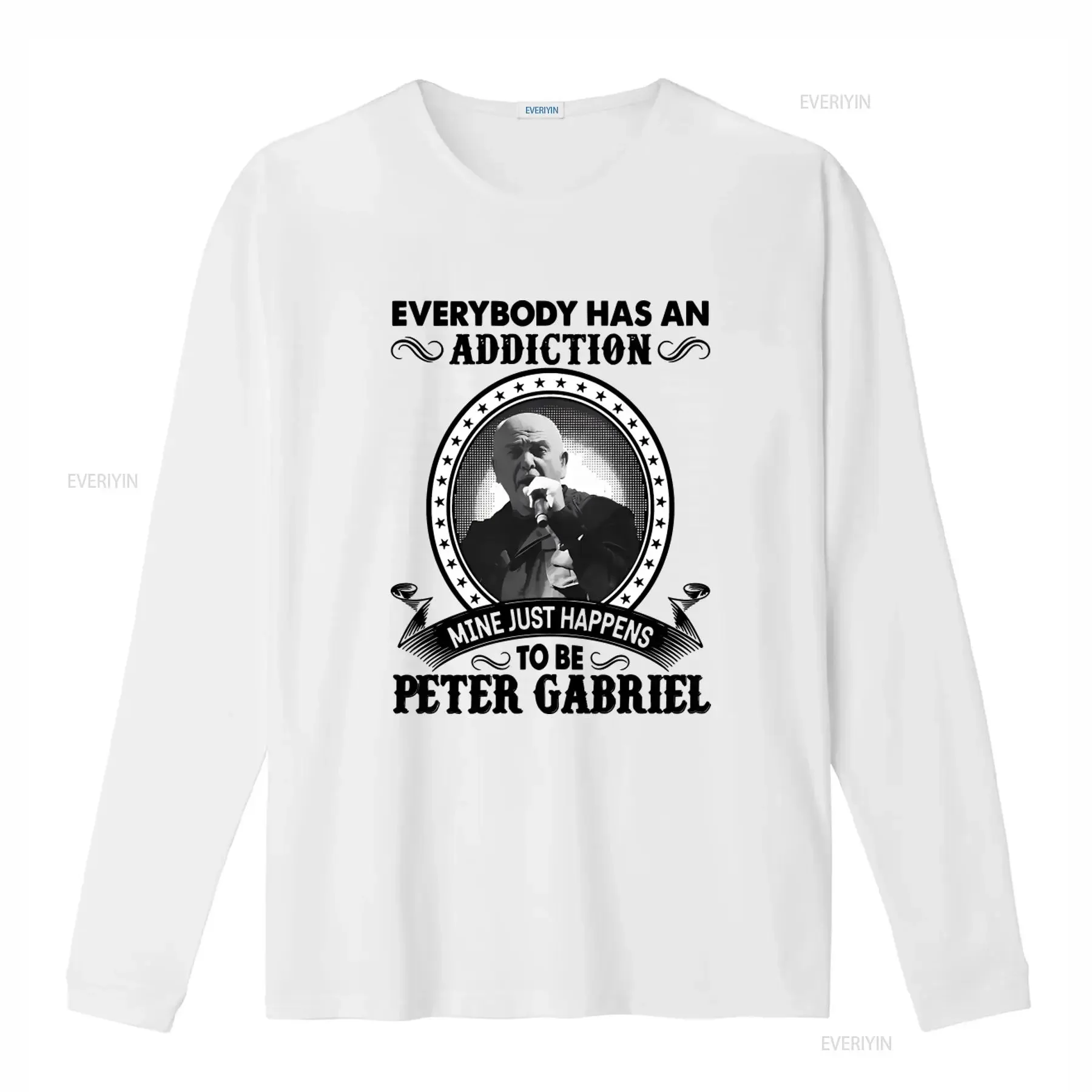 Peter Gabriel Is My Addiction Retro Fan T Shirt 2023 Tour Design  vintage Washed Stylish homme Top For Everyday Wear