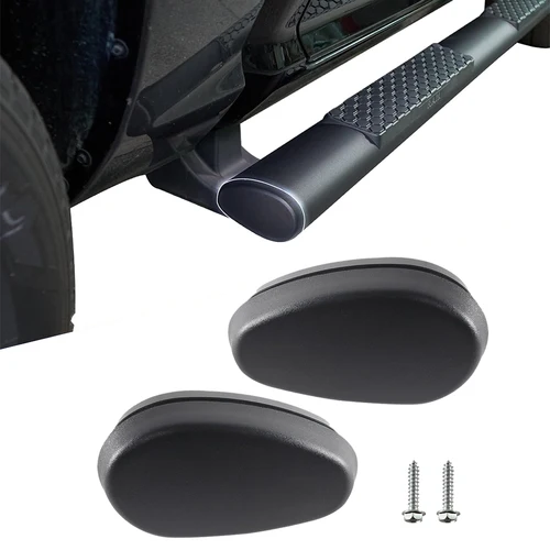 Tapas laterales tubulares cromadas para Dodge RAM 1500, 2500, 3500, 2009-2022, 68044463AB, 68044463AC