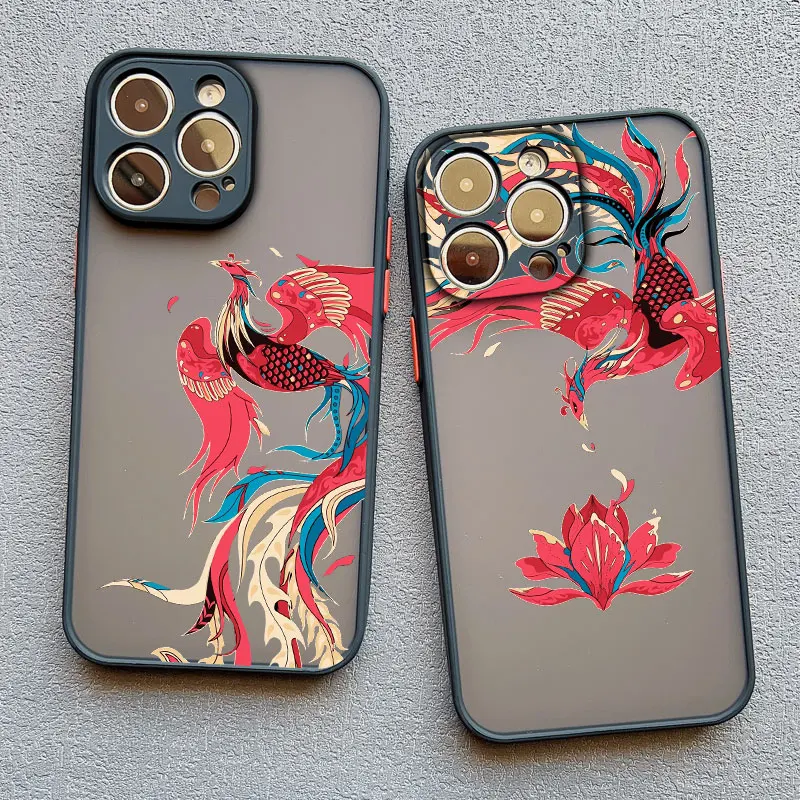 حافظة لهاتف آيفون 16 15 14 برو ماكس بلس 17 برو ماكس 13 12 ميني 11 برو ماكس غطاء خلفي مقاوم للصدمات فوندا