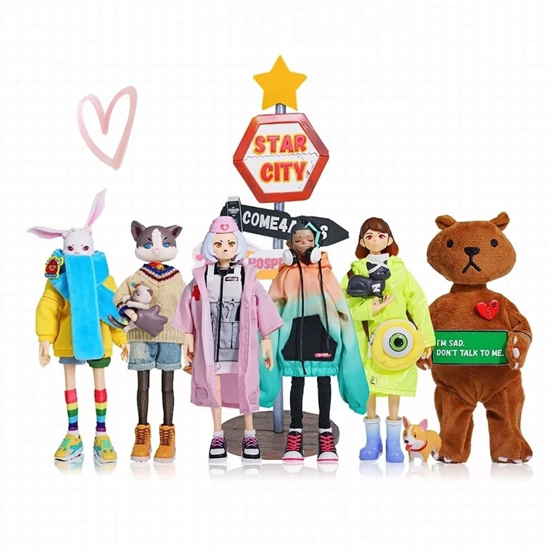 En Stock Come4arts Tide Sense Pet hôpital série aluminium peut aveugle boîte Surprise mystère Kawaii figurine cadeau d'anniversaire jouet