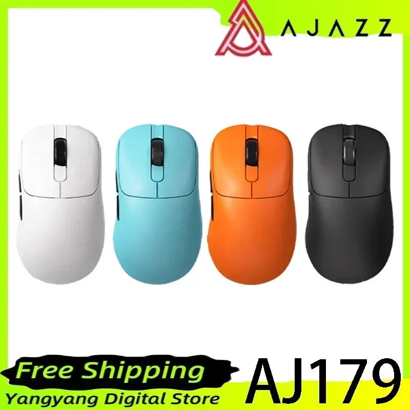 

AJAZZ AJ179 APEX Gaming Mouse 8K PAW3950 Three Modes Customize screen RGB Wireless Gaming Mouse Lightweight Pc Gamer Accessories