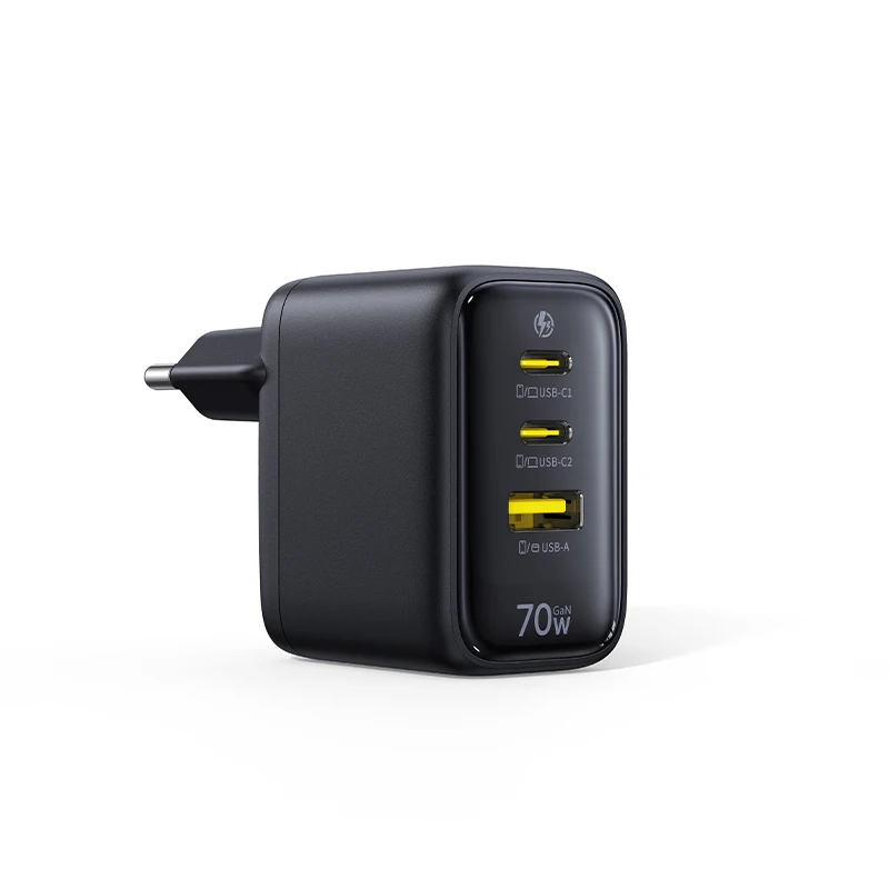 Szybka ładowarka Baseus 70W Type C USB z obsługą QC PD PPS 65W, przenośna ładowarka do iPhone 17 16 15, Macbook Air, ładowarka do laptopa — zdjęcie produktu 7